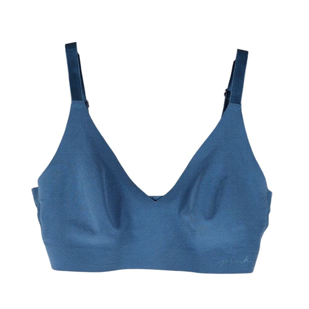 Victoria’s Secret PINK Bralette Women’s XS Blue Teal Wear Everywhere Wireless
